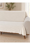 Premium Dot Based Wave Patterned Sofa Cover Sofa Bed Cover Textured Sponge-Free Sofa Wrap