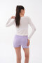 3-piece long sleeve t-shirt bralette striped shorts pajama set - 4
