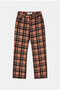 Women's Plaid 7W6-65 Straight Fit Denim Jean - 5