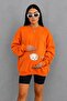 3 Yarn Combed Cotton Zippered Maternity Sweatshirt with Baby Print Inside Jw2