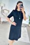 Crew Neck Knitwear Dress 7K124 - 4