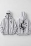 Snow Masked Ninja Unisex Sweatshirt Cardigan 2Strands Thick Fleece