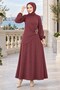 Side Buckle Ayrobin Dress Dusty Rose Hm2914