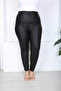 Plus Size Lycra Leather Pants - 2