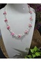 A Necklace Combining Pearls and Crystals with a Pink Starfish - 2