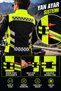 Softshell Fabric, Water Resistant Biker Vest, Reflective, Adjustable from the Sides - 2