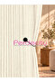 Luxury Mesh Cream Tulle Curtain, Modern and Aesthetically Pleasing, Straight Cut (Extra Foam), Suitable for Any Room. - 7