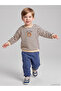Esvab • Modern & Distinctive Striped Baby Boy Sweatshirt and Sweatpants