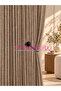Luxury Mesh Tulle Dark Mink Curtain, Modern and Aesthetically Pleasing, Straight Cut (Extra Foam), Suitable for Any Room. - 6