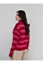 Striped Button Detail Knitwear Sweater - 5