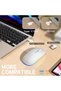 فأرة لاسلكية هالبيلت قابلة للشحن، محمولة وصامتة، تعمل بمنفذ USB-A وType-C، وضعية لاسلكية مزدوجة مع 3 إعدادات قابلة للتعديل - 3