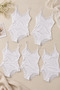 5-Piece Women's Lace Rope Strap Cotton Athlete Panties Underwear Set White