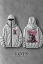 Snow Masked Ninja Unisex Sweatshirt Cardigan 2Strands Thick Fleece