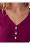 Two Mt Shop Quality Lcw Dream Red Combed Cotton Printed Long Sleeve Women's Pajama Set - 3