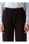 Two Mt Shop Quality Koor Sport Brown Diver Fabric Straight Loose & Baggy Women's Sweatpants - 4