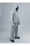 Design Dirty Stitched Hooded Gray Men's Set Coc3512