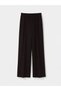 Two Mt Shop Quality Koor Sport Brown Diver Fabric Straight Loose & Baggy Women's Sweatpants - 6