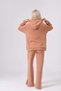 Maternity Hooded Zippered High Waist Wide Leg Knitwear Tracksuit Set Vi̇zon - 9