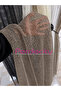 Luxury Mesh Tulle Dark Mink Curtain, Modern and Aesthetically Pleasing, Straight Cut (Extra Foam), Suitable for Any Room. - 2