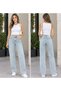 Ice Blue Distressed Denim Pants - 2