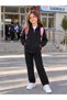 Hooded Zipper Sweatshirt 3 Thread Pile Inside School Casual Girl Boy Children Unisex - 3