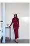 Long Sleeve Midi Dress with Cape