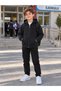 Hooded Zipper Sweatshirt 3 Thread Pile Inside School Casual Girl Boy Children Unisex - 2