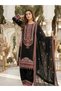 Black Mal Chanderi Pakistani-Style Salwar Suit - HRT9963 | Black-Size:XL-42-Inches