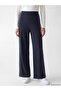 Two Mt Shop Quality Lcw Modest Navy Blue Interlock Plain Comfortable & Relaxing Women's Sweatpants - 2