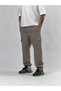 Gray Parachute Men's Trousers with Cargo Pockets and Adjustable Legs Coc3426 - 3