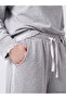 Two Mt Shop Quality Natuvera Gray 3 Thread Plain Comfortable & Relaxing Women's Sweatpants - 3