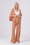 Maternity Hooded Zippered High Waist Wide Leg Knitwear Tracksuit Set Vi̇zon - 7
