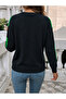 Women's Long Sleeve Crew Neck Knitwear Blouse - 3