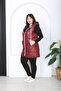 Women's Quilted Hooded Plus Size Vest - 6
