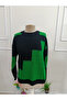 Women's Long Sleeve Crew Neck Knitwear Blouse - 4