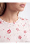 Alita City with a Difference, Lcw Dream Mixed Combed Cotton Printed Long Sleeve Women's Pajama Set - 3