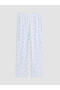 Two Mt Shop Quality Lcw Dream Blue Combed Cotton Patterned Long Sleeve Women's Pajama Set - 5