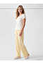 Two Mt Shop Quality Lcw Dream Yellow Combed Cotton Printed Short Sleeve Women's Pajama Set