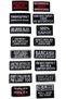 16 pcs Bikers Collection Iron On Patches for Clothing Embroidered Patches Decoration DIY Craft Patches Sew On Iron On Patches Applique for Clothes Dress Pants Hats Jeans Backpacks.