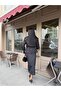 Imported Trench Coat Torino Fabric Polka Dot Pattern Belt Included Belt Detail Lined Design Suit - 6