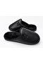 Men's House Slippers Black Leather with Fur Inside Plush Warm Sole Winter Comfortable Slippers Dowry Slippers Stc1374 - 3