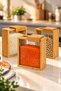 Bamboo Storage Container – Container for Legumes, Coffee, Tea, and Dry Foods with Transparent Window and Sliding Lid - 4