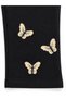 Girl's Butterfly Embroidered Soft Texture Trendy Tracksuit Set 2-7 Years Old - 3