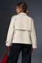 New Season Bsk Model Women's Midi Length Oversized Trench Coat with Belted Waist - 4