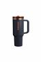 The Quencher Protour Flip Straw Tumbler Thermos with Straw 1.18 L/40Oz Navy Blue 10-21126-0127