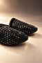 Luxury Women's Slippers with Stone Detail, Stylish Daily Home and Office Slippers