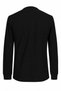 Waffle Knitwear Black Men's Sweatshirt 5852 - 3