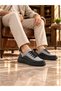 Kb-X12 Kuback Black Gray Detailed Casual Men's Shoes - 5