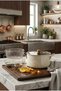 Enamel 22 cm Pro Frying and Yogurt Pot Ivory - 3