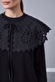 Women's Scallop Collar Cutout Lace Detailed Tunic 10820